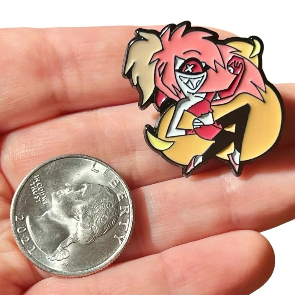 Hazbin Hotel Cherry Bomb Enamel Pin - Picture 3 of 8